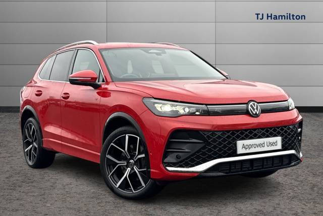 Volkswagen Tiguan 2.0 TDI R-Line SUV 5dr Diesel DSG Euro 6 (s/s) (150 ps) SUV Diesel Red