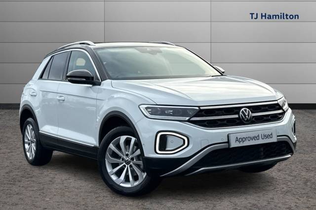 Volkswagen T-Roc 1.0 TSI Style 5dr Hatchback Petrol WHITE