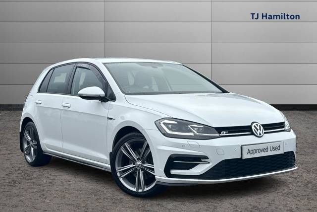Volkswagen Golf 2.0 TDI R-Line Edition 5dr DSG Hatchback Diesel WHITE