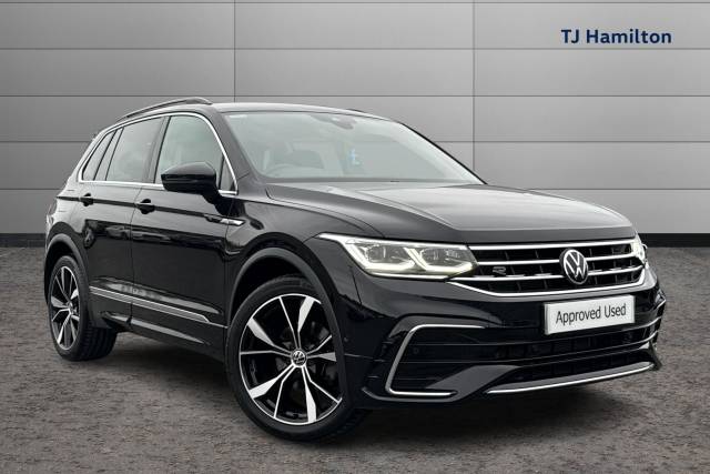 Volkswagen Tiguan 2.0 TDI R-Line 5dr DSG Estate Diesel BLACK