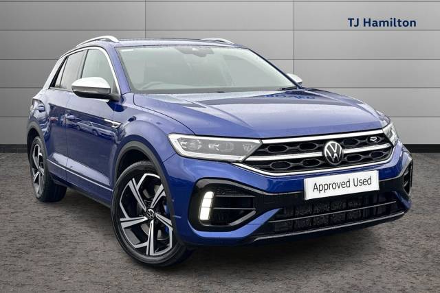 Volkswagen T-Roc 2.0 TSI R DSG 4Motion Euro 6 (s/s) 5dr SUV Petrol Blue