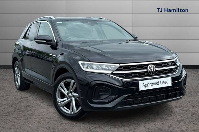 Volkswagen T-Roc 1.5 TSI R-Line 5dr DSG Hatchback Petrol BLACK