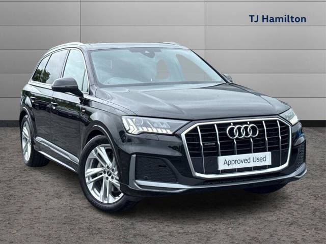 Audi Q7 3.0 45 TDI Quattro S Line 5dr Tiptronic Estate Diesel BLACK
