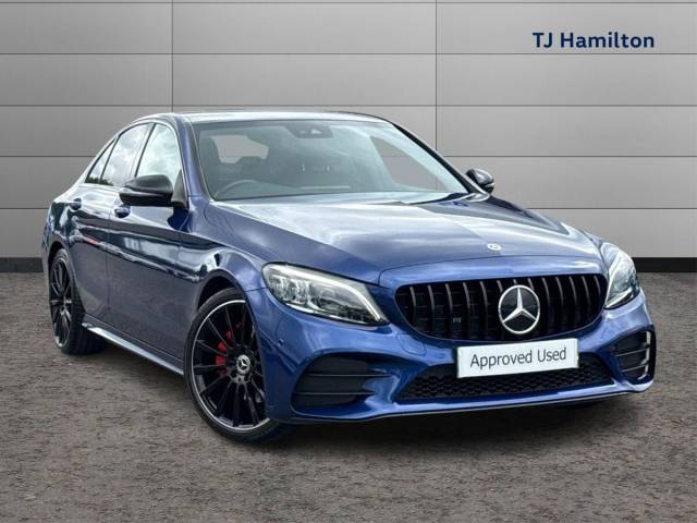 Mercedes-Benz C Class 2.0 C220d AMG Line Night Edition Premium 4dr 9G-Tronic Saloon Diesel BLUE