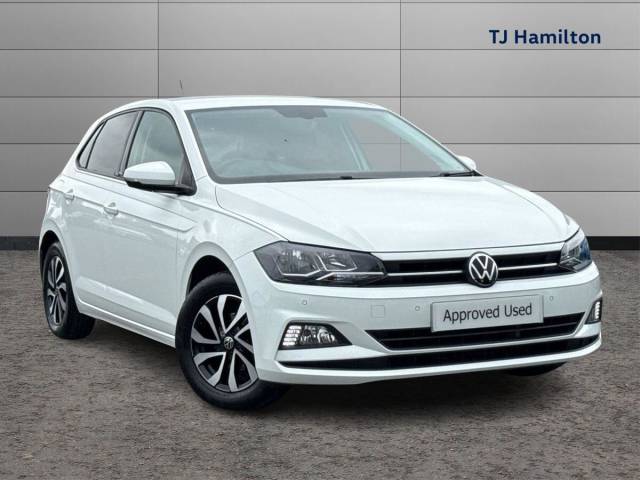 Volkswagen Polo 1.0 TSI 95 Active 5dr Hatchback Petrol WHITE