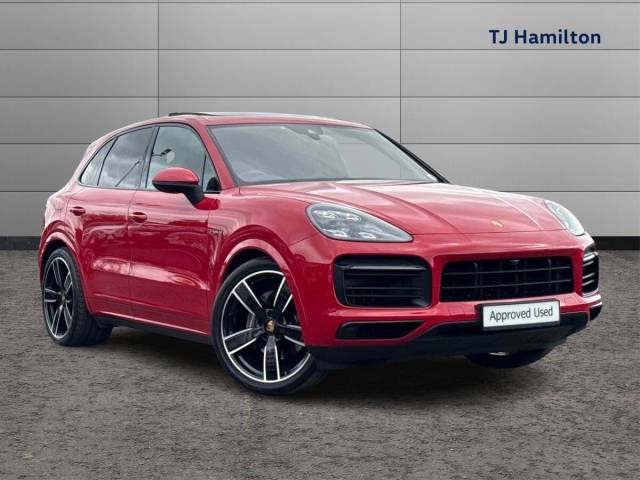 Porsche Cayenne 3.0 E-Hybrid 5dr Tiptronic S Estate Petrol / Electric Hybrid RED