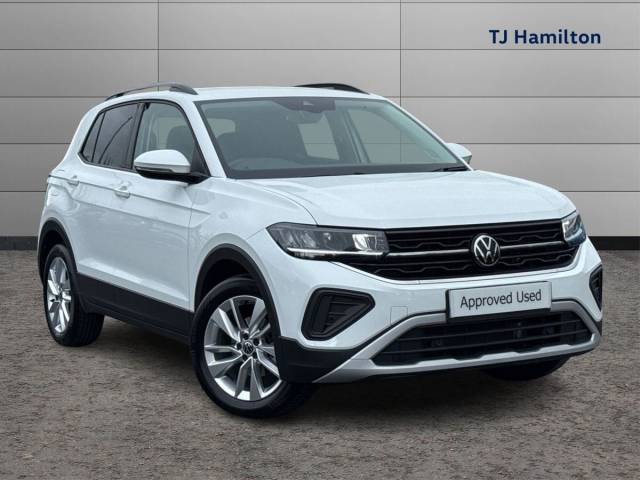 Volkswagen T-cross 1.0 TSI Match 5dr Hatchback Petrol WHITE