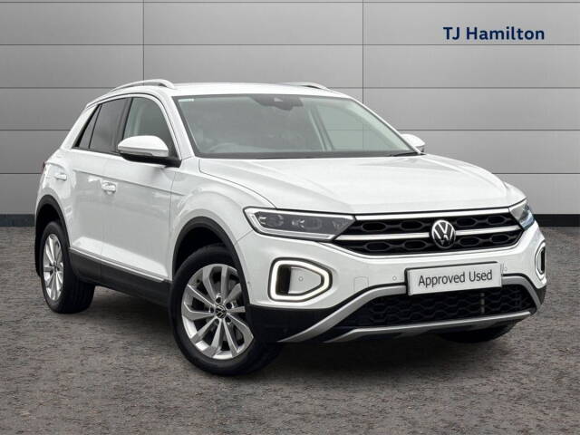 Volkswagen T-Roc 2.0 TDI 150 EVO Style 5dr DSG Hatchback Diesel WHITE